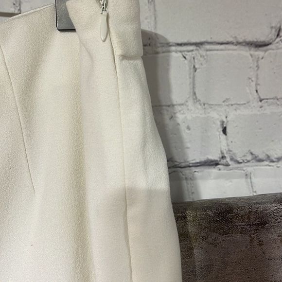 Classic Cream Wide Leg Side Zip Pant 8 Ellen Tracy - Picture 7 of 12
